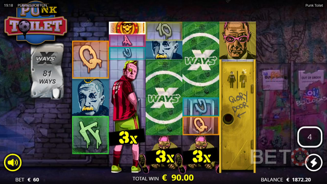 Punk Toilet Recenzia od BETO Slots