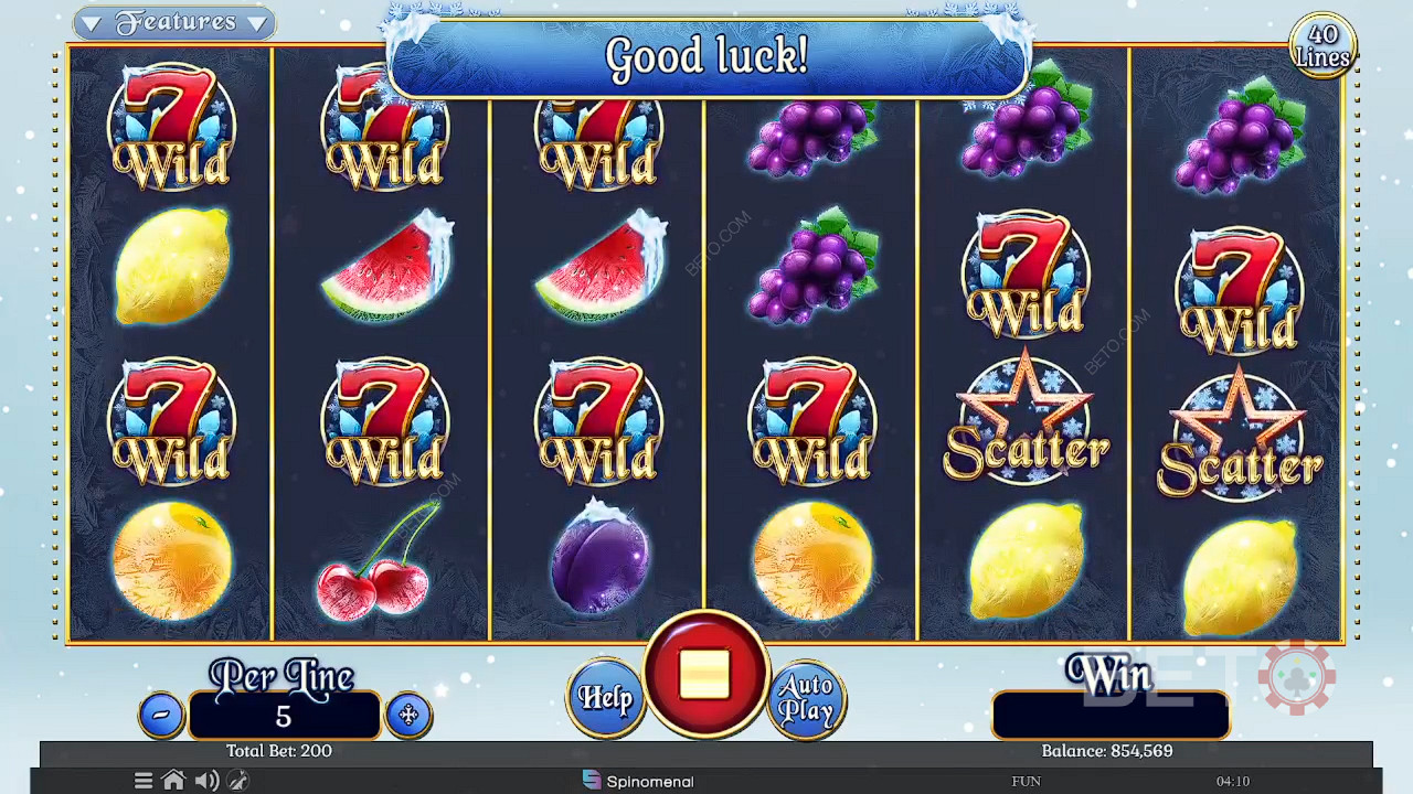 Fruits On Ice Collection 40 Lines Hrať Zadarmo