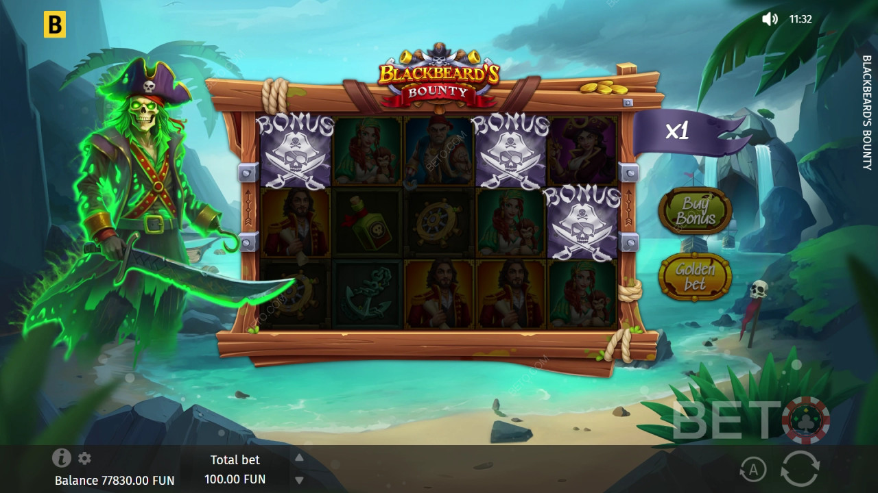 Recenzia hry Blackbeard’s Bounty od BETO Slots