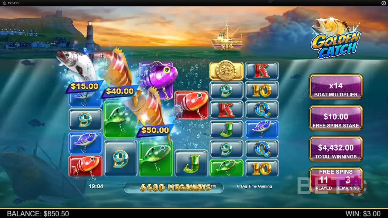 Golden Catch Recenzia od BETO Slots