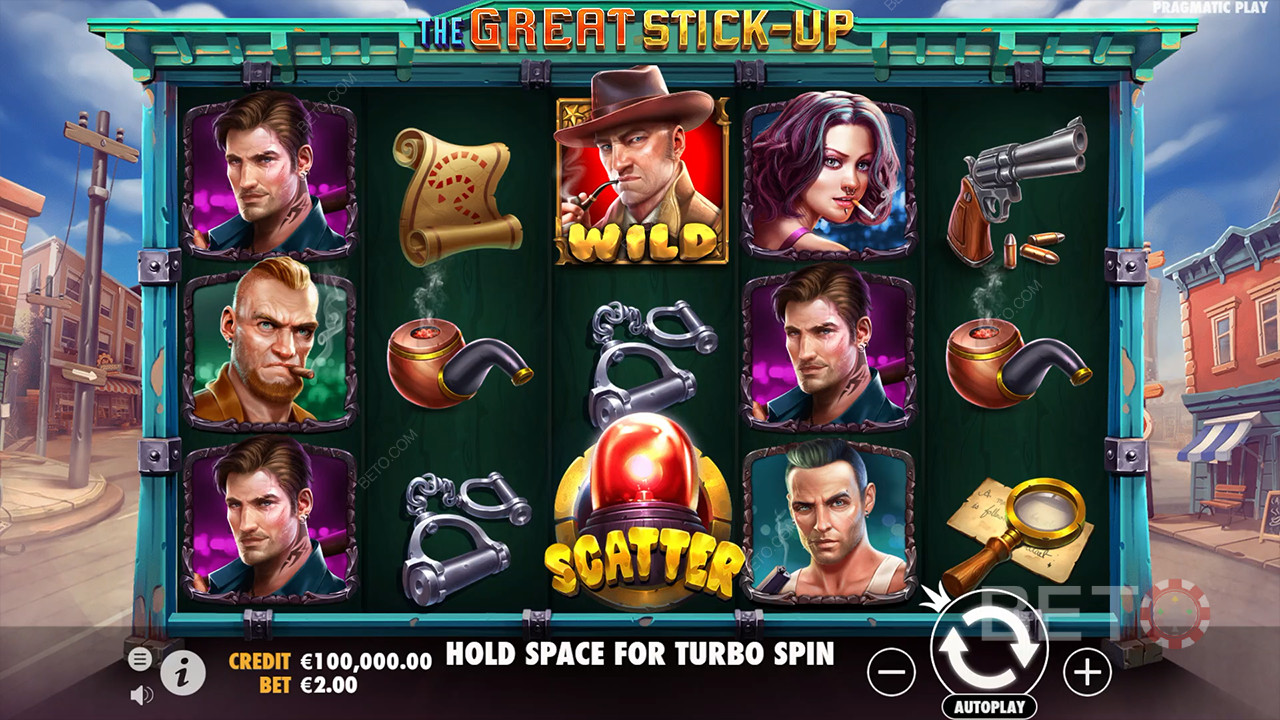 Veľké Stick-Up Recenzia od BETO Slots