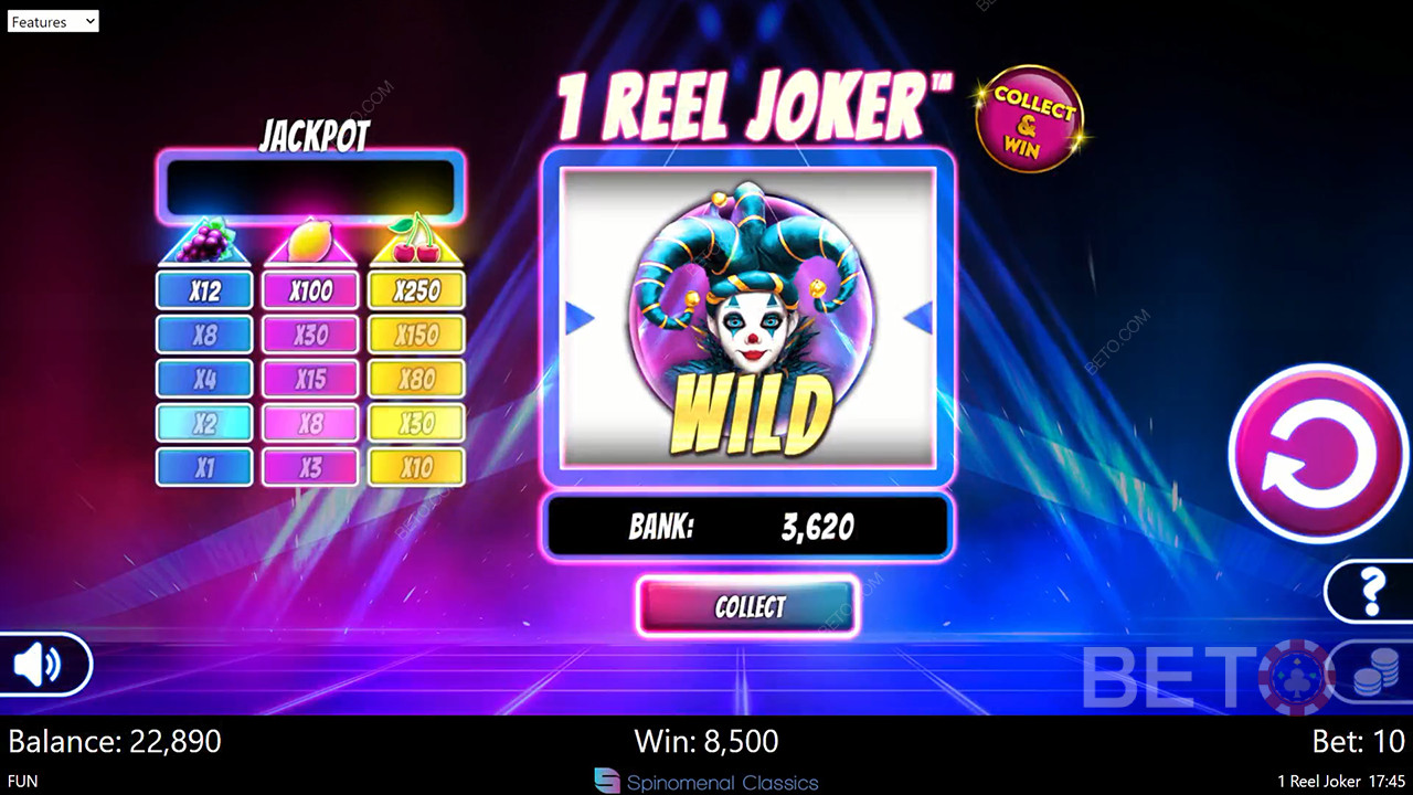 1 Reel Joker Recenzia od BETO Slots
