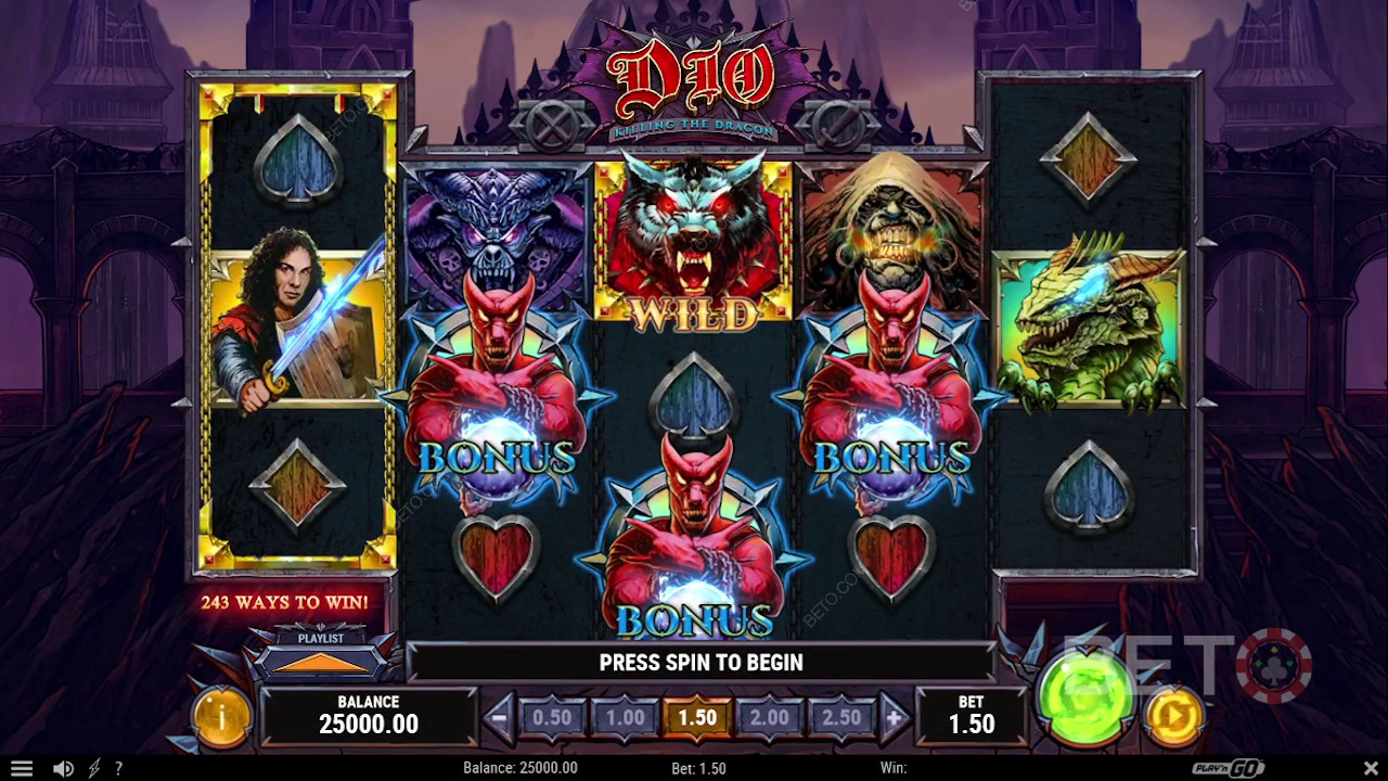 Dio Killing The Dragon Recenzia od BETO Slots