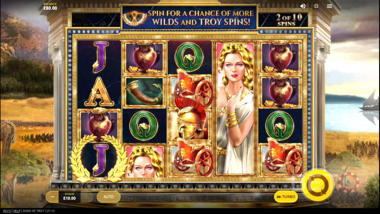 Gods of Troy Recenzia od BETO Slots