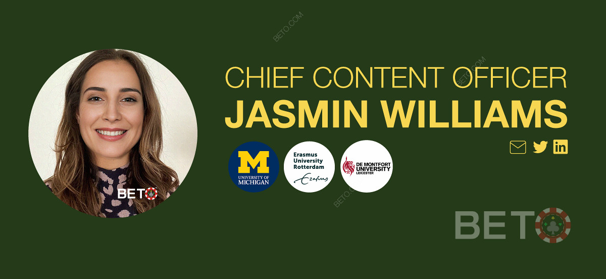 Jasmin Williams - riaditeľka obsahu (online automaty a recenzie)