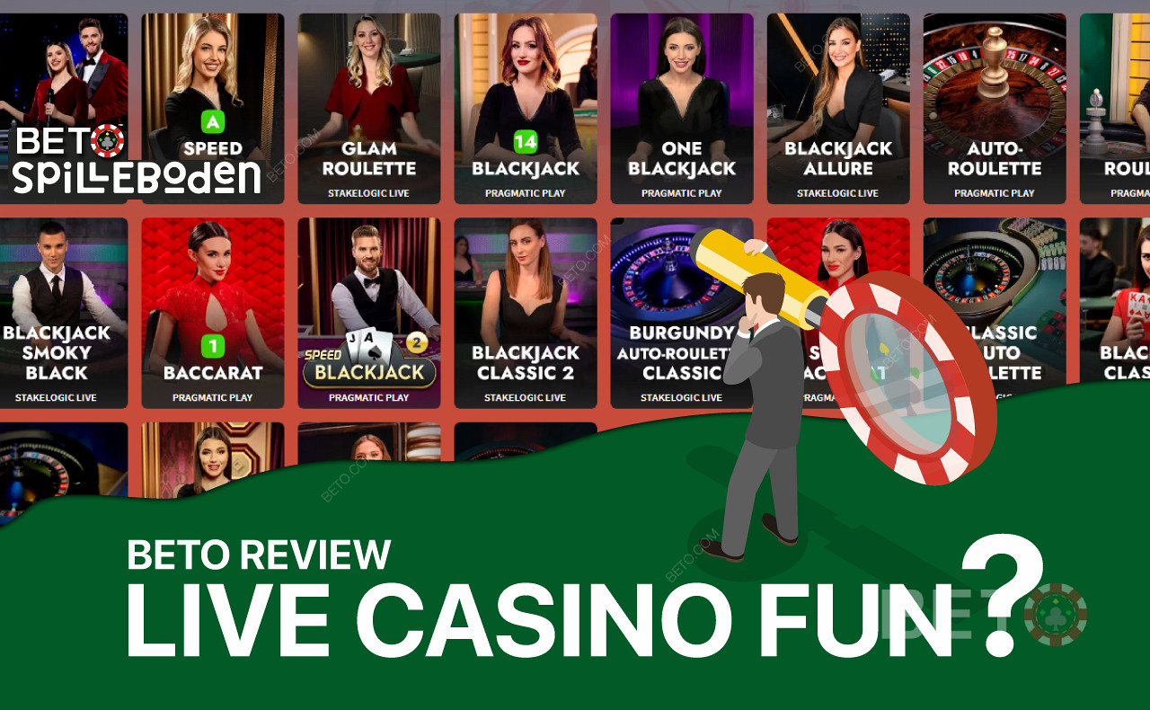 Testujeme, či Live Casino, ktoré ponúka Spilleboden, stojí za váš čas.