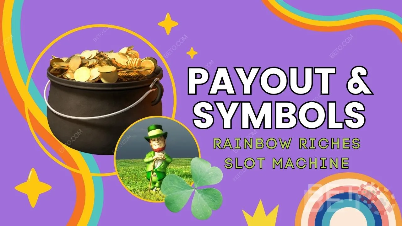 Vysvetlenie výplaty a symbolov v hre Rainbow Riches
