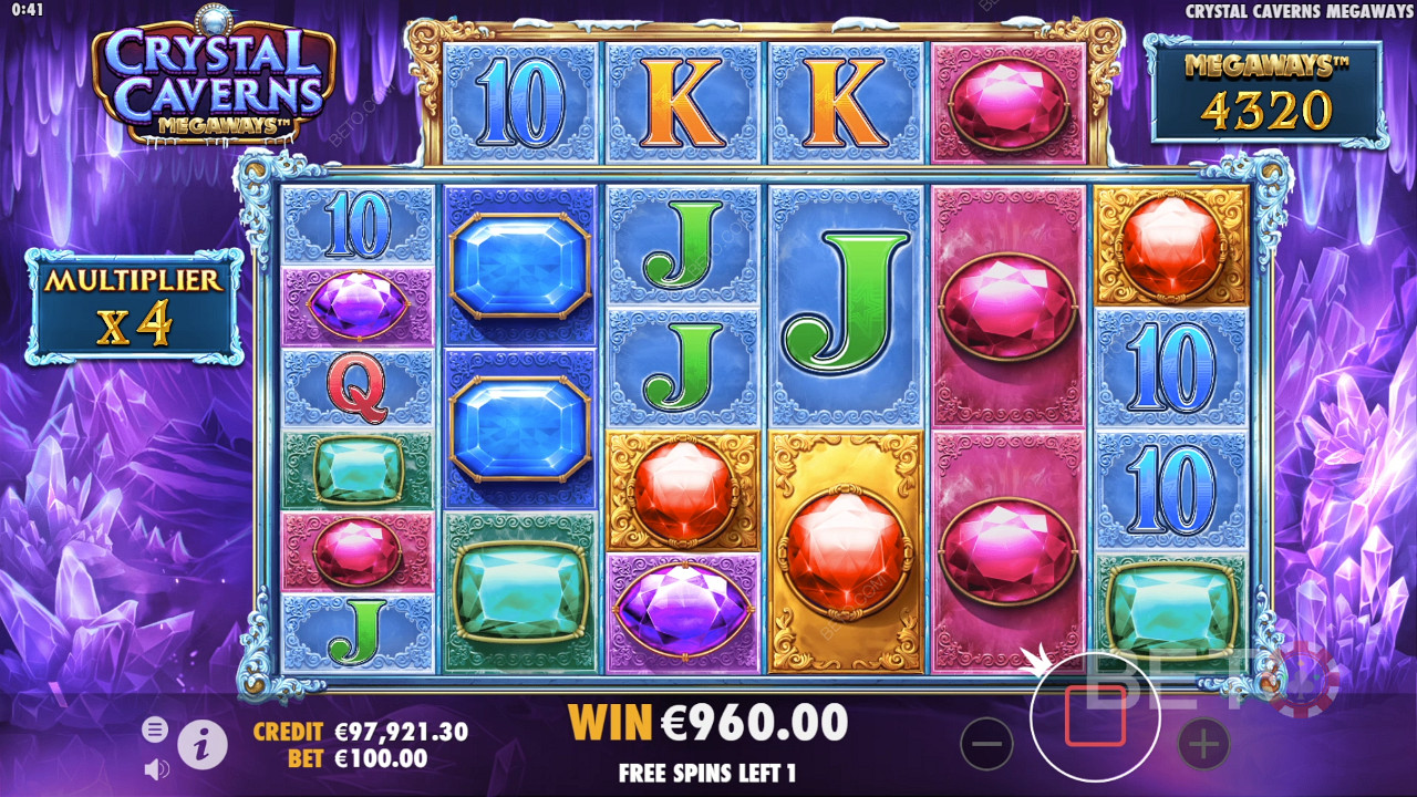 Crystal Cavern Megaways Recenzia od BETO Slots