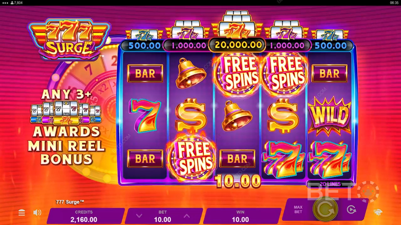 777 Surge Recenzia od BETO Slots