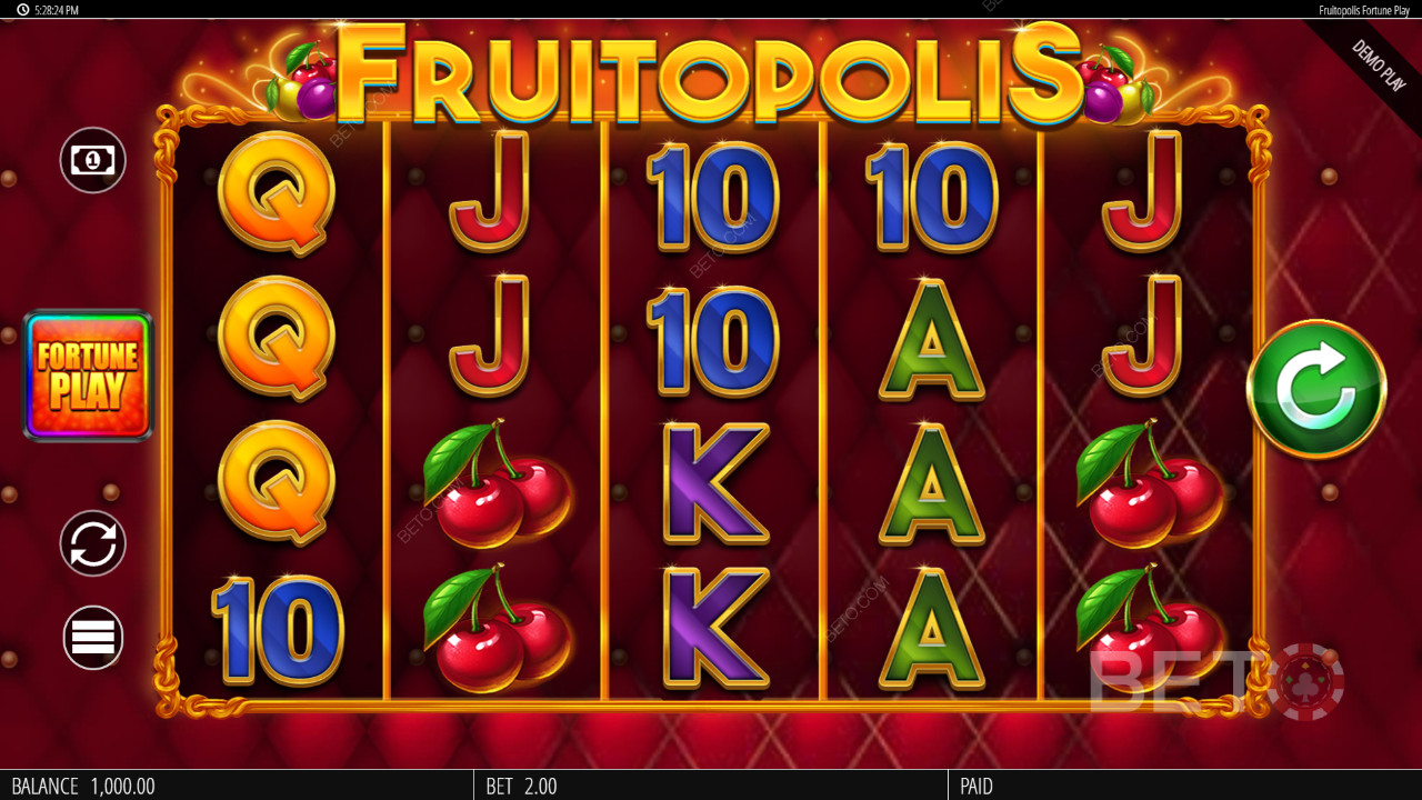 Fruitopolis Fortune Play Recenzia od BETO Slots