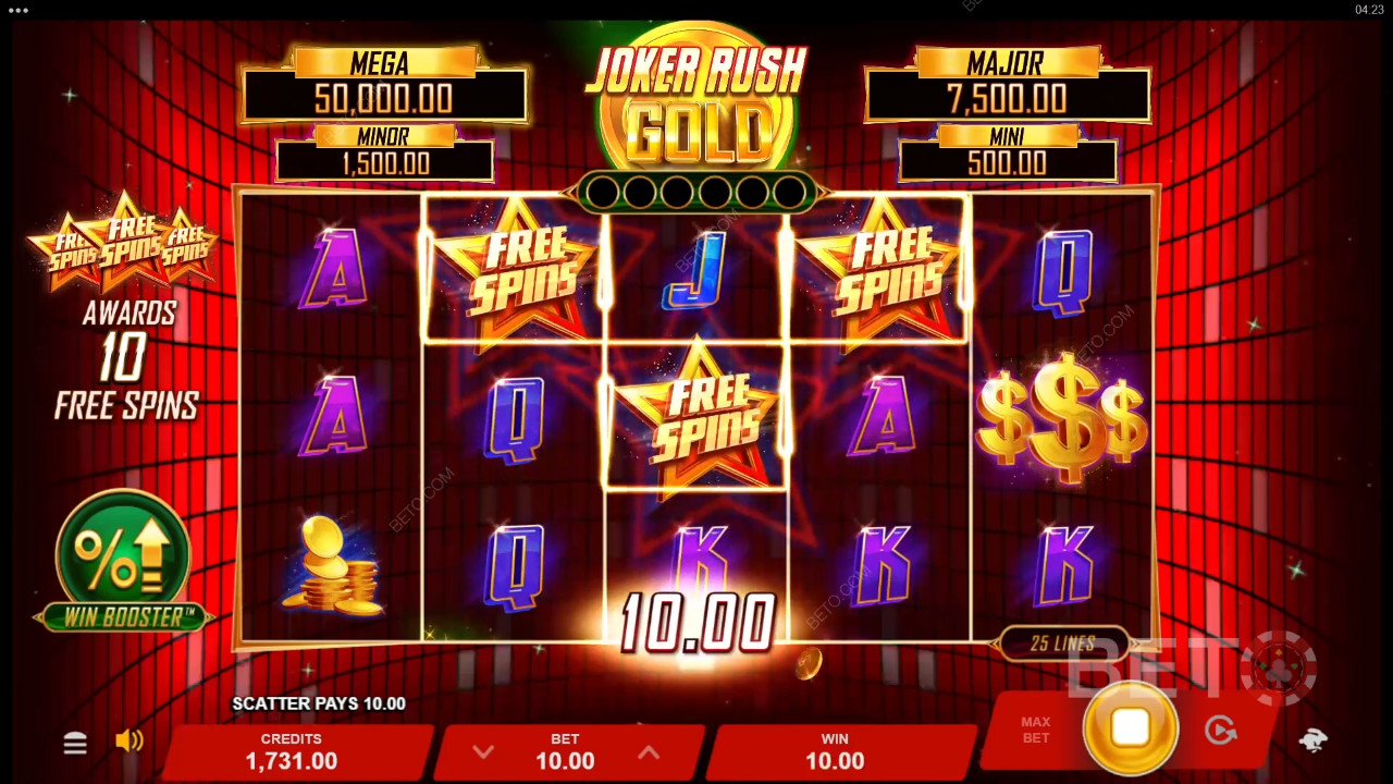Joker Rush Gold Recenzia od BETO Slots