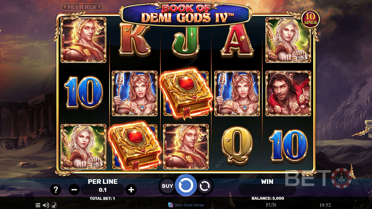 Book Of Demi Gods IV Recenzia od BETO Slots