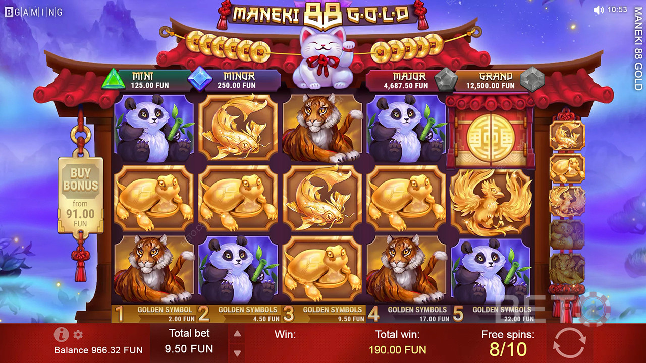 Maneki 88 Gold Recenzia od BETO Slots