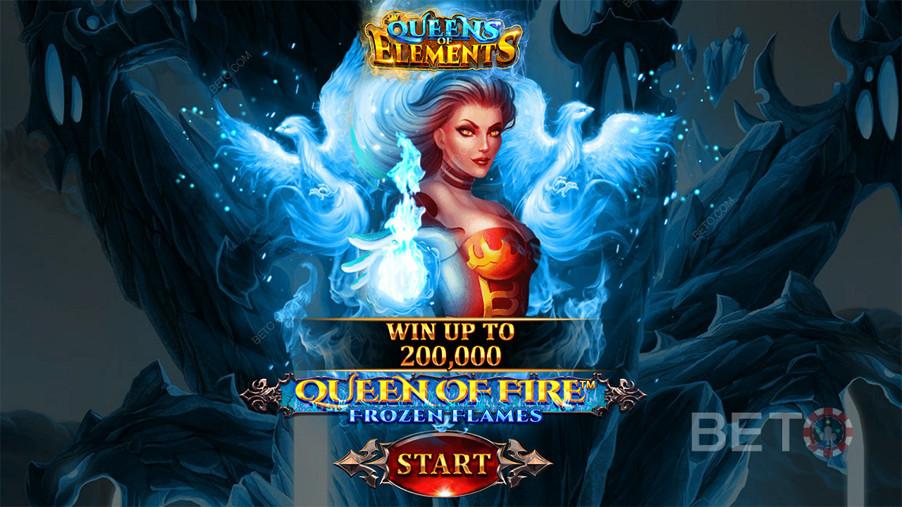 Vyhrajte až 2 000-násobok svojho vkladu v slote Queen of Fire - Frozen Flames