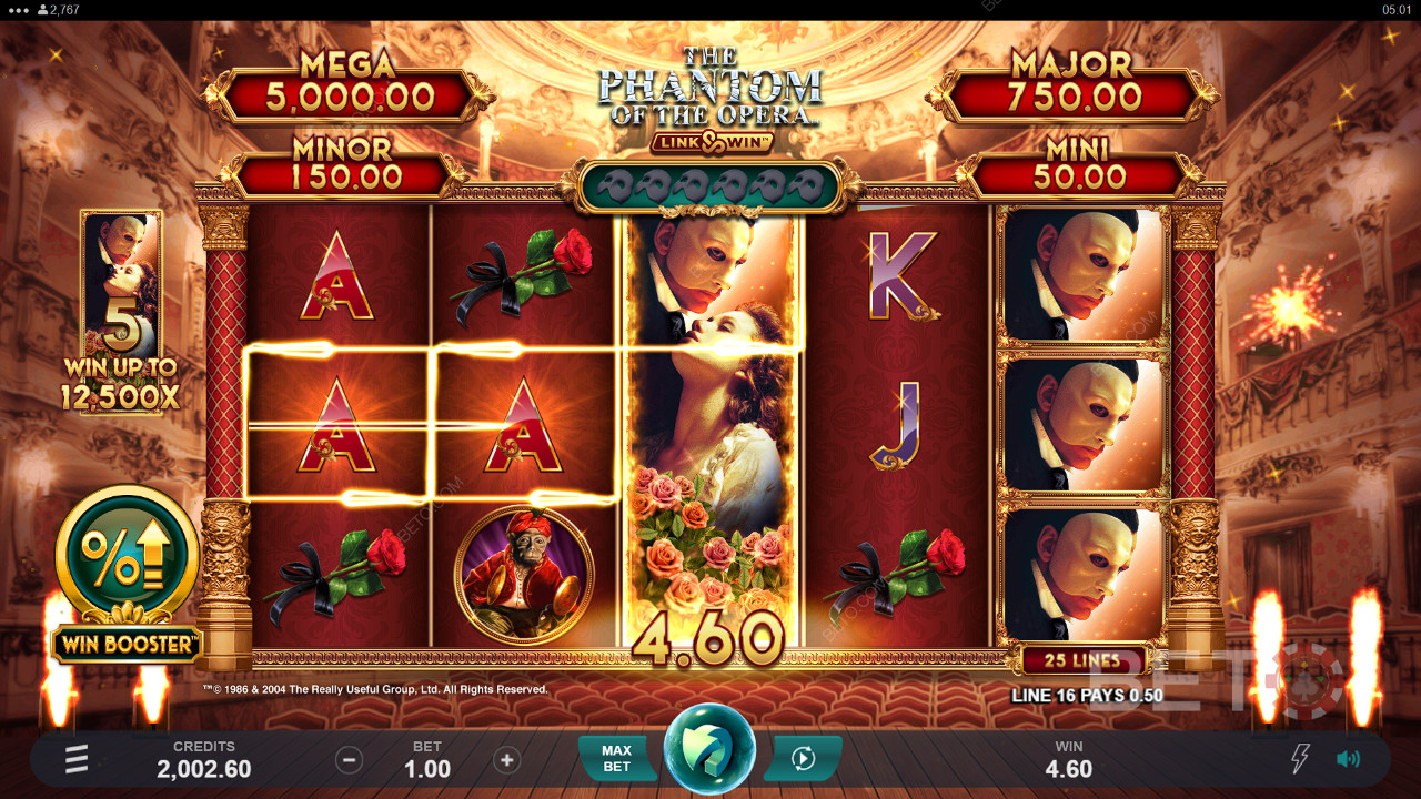 The Phantom of the Opera Link and Win Review by BETO Slots