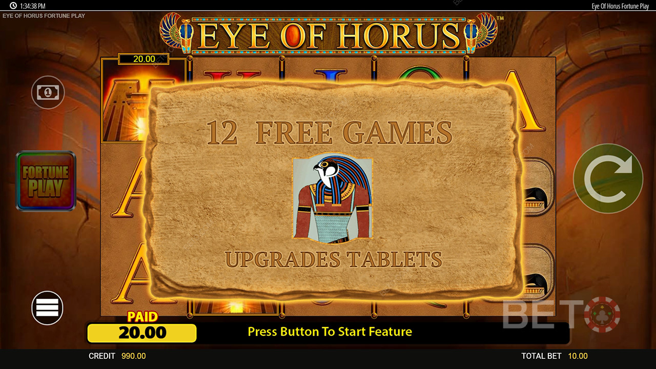 Bonusové funkcie vysvetlené v Eye of Horus Fortune Play podľa Blueprint