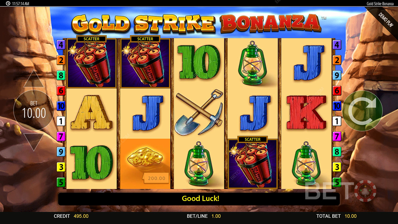 Gold Strike Bonanza Fortune Play Recenzia od BETO Slots