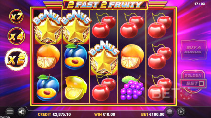 2 Fast 2 Fruity herní automat - Zadarmo hra a recenzia (2025)