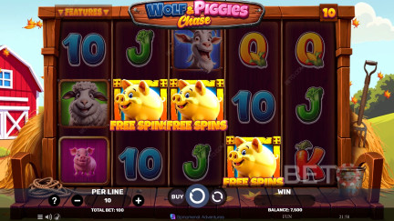 Wolf & Piggies Chase herní automat - Zadarmo hra a recenzia (2026)