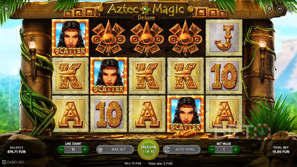 Aztec Magic Deluxe herní automat - Zadarmo hra a recenzia (2023)