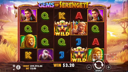 Gems of Serengeti herní automat - Zadarmo hra a recenzia (2024)
