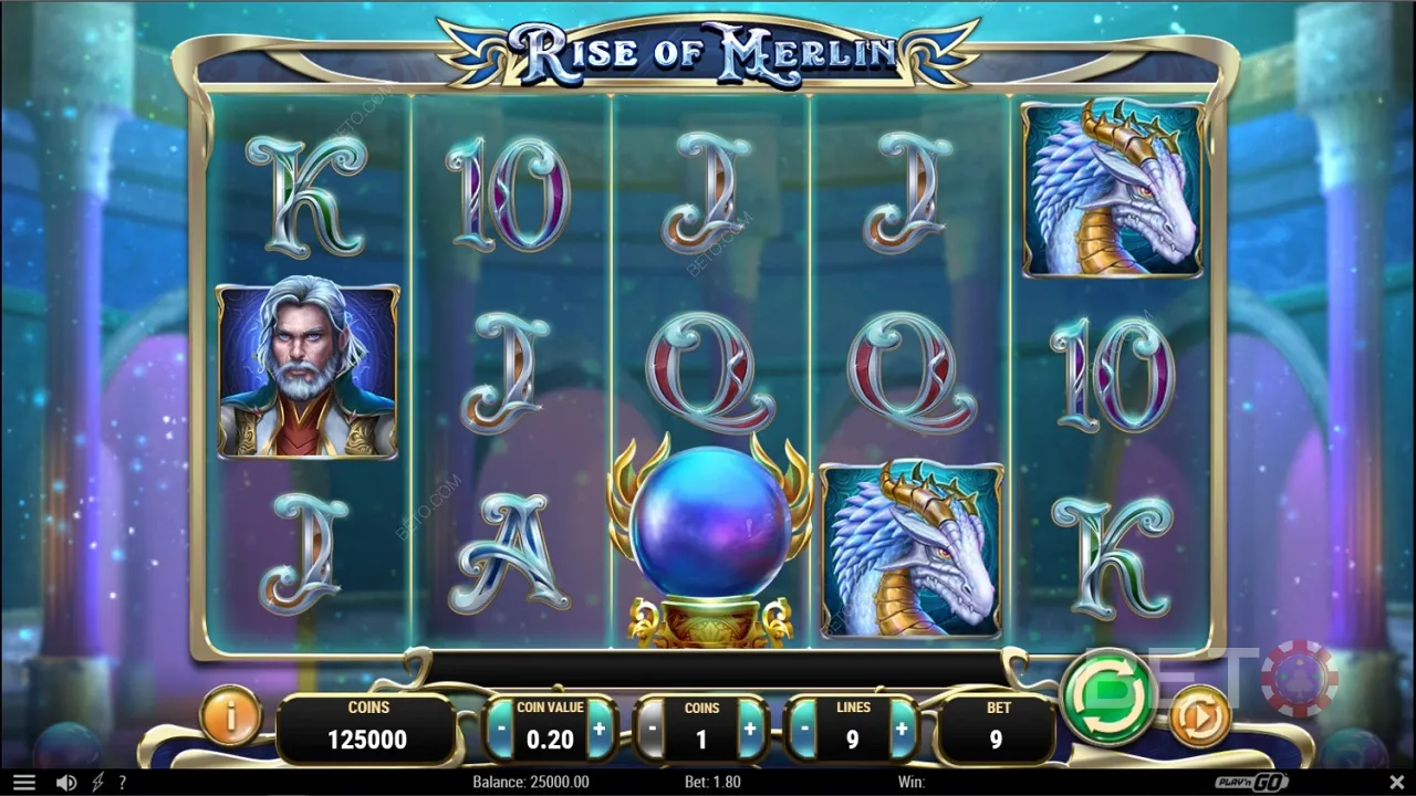 Hra Rise of Merlin Video Slot